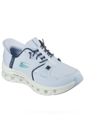NWT Skechers Slip Ins Blue Glide Step Pro Comfort Casual Cushion Shoes Size 8